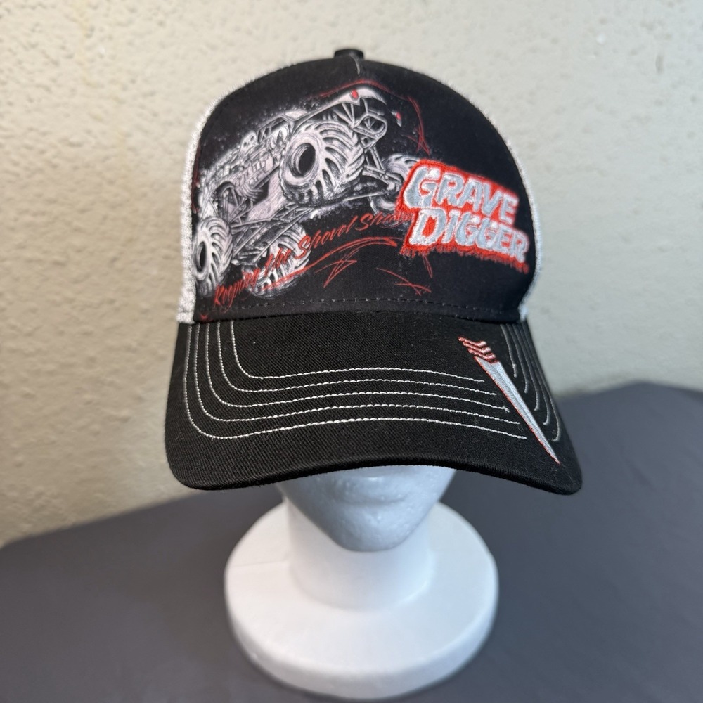 Grave Digger Monster Jam Snapback Hat One Size Fits Most All 2016